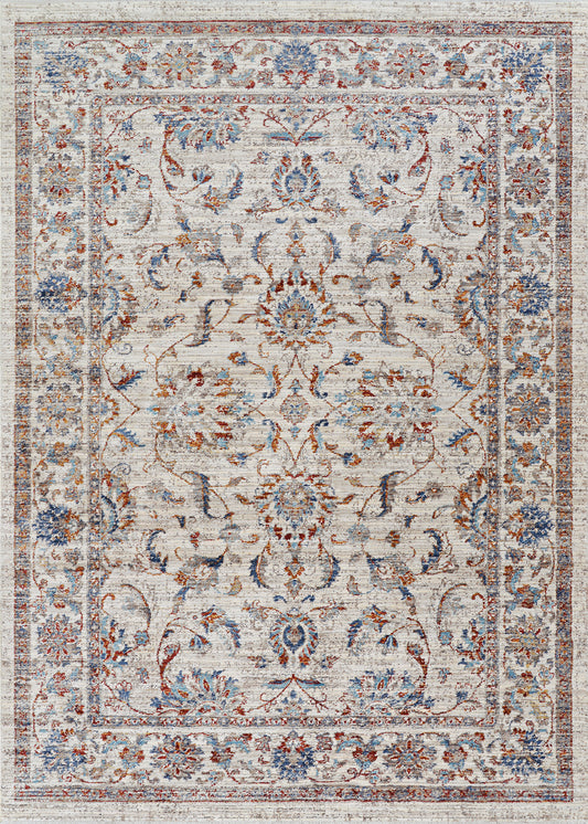 Couristan Nostalgia Persian Tabriz Antique Cream Rug 7'10" x 10'9"