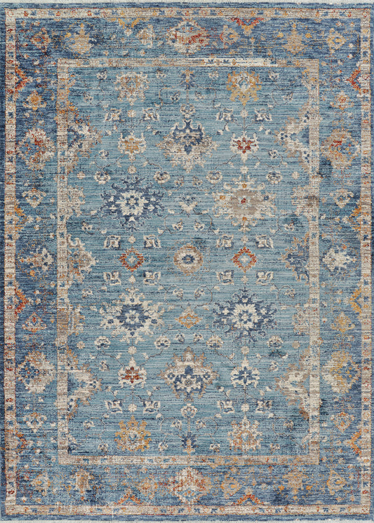 Couristan Nostalgia Antique Oushak Denim Rug 9'10" x 13'