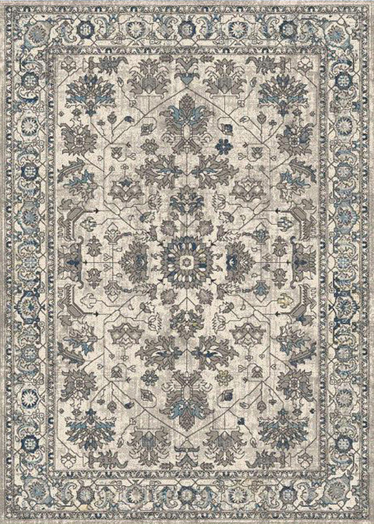 Couristan Nostalgia Garden Palace Antique Cream Rug 6'6" x 9'6"