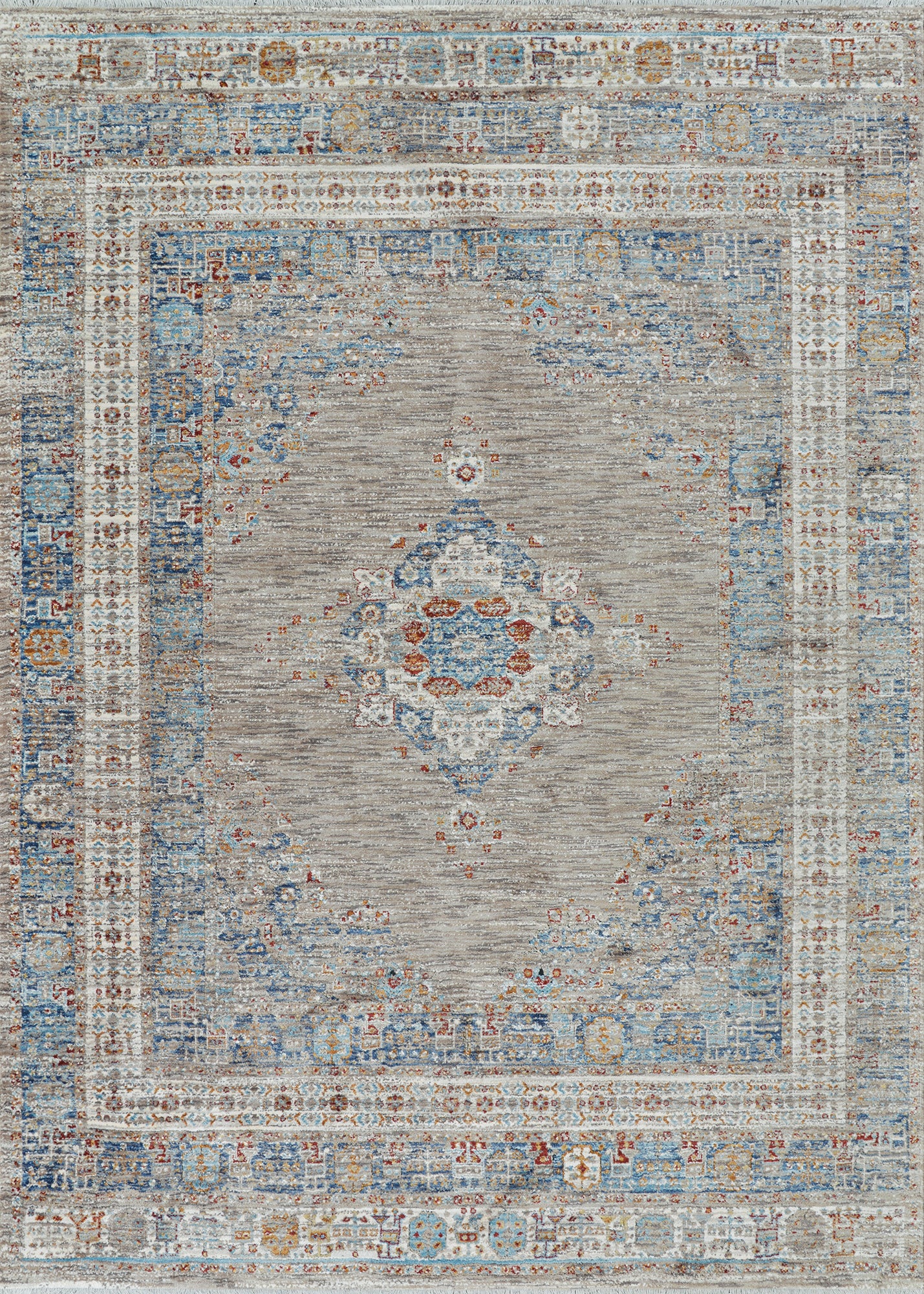 Couristan Nostalgia Hamadan Denim Tawny Rug 7'10" x 10'9"