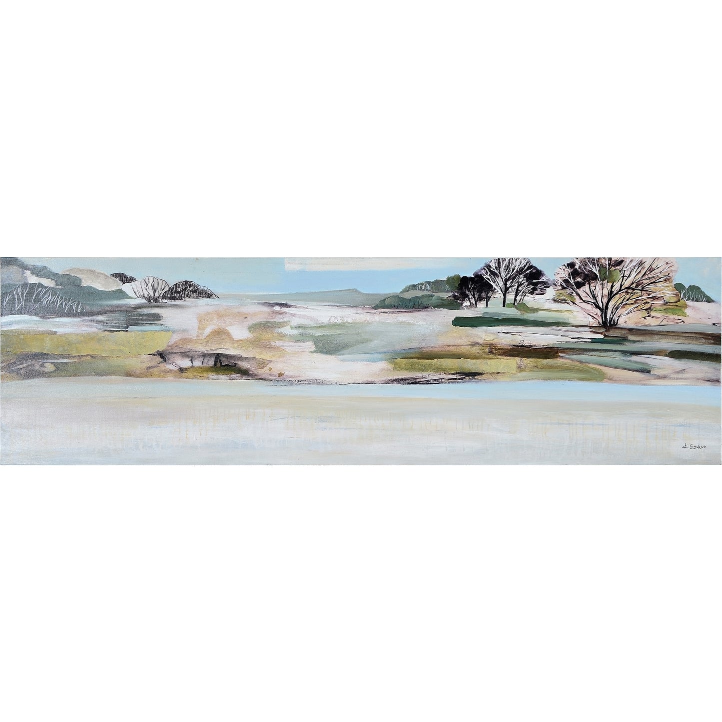 K.Sizaya Summerside Canvas Art 70X20X1.4