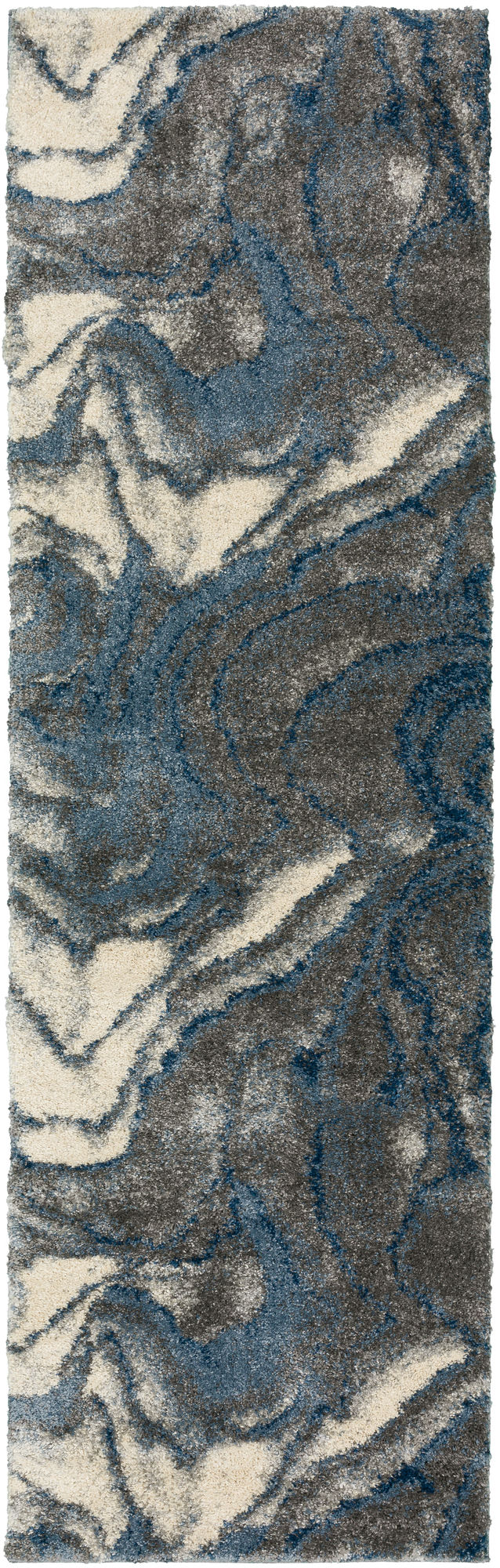 Orleans OR12 River Rock 2'3" x 7'5" Runner Rug