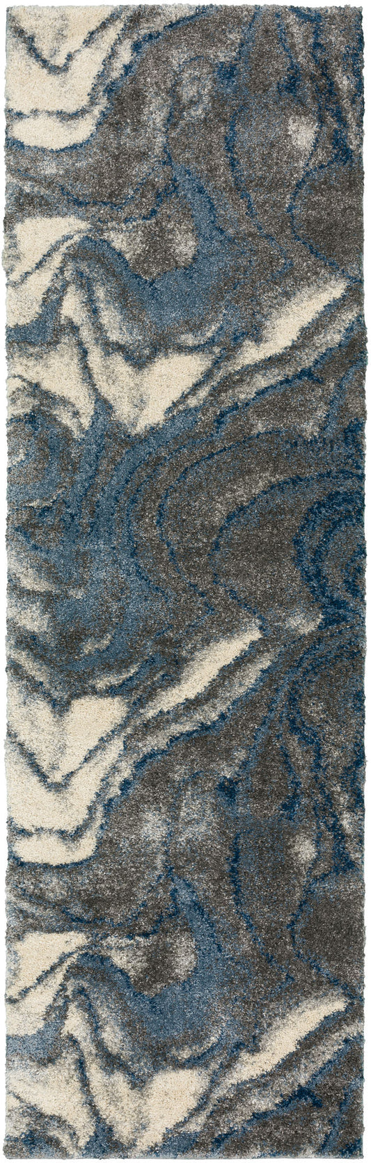 Orleans OR12 River Rock 2'3" x 7'5" Runner Rug