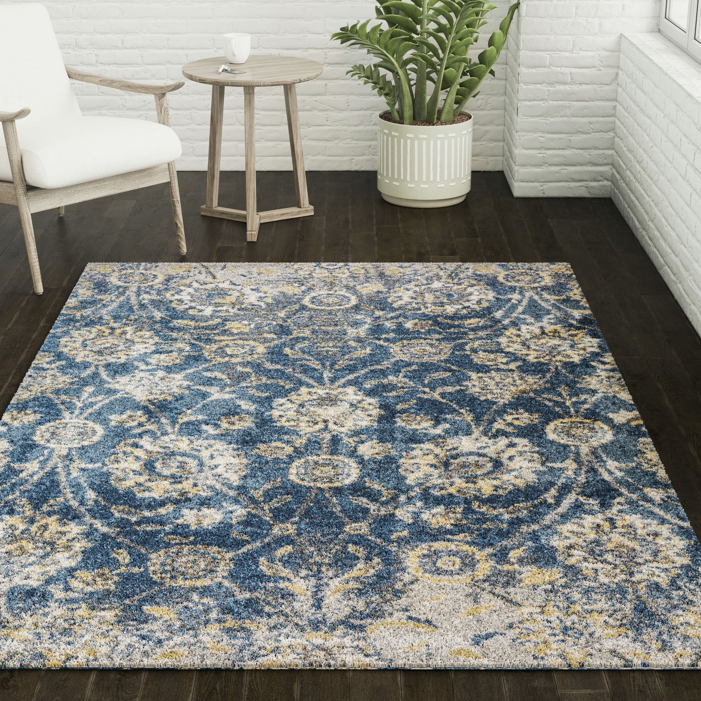 Orleans OR5 Indigo 9'10" x 13'2" Rug