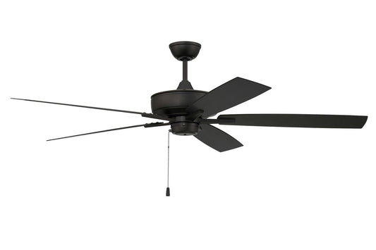 60" Outdoor Super Pro Flat Black finish, Flat Black Blades