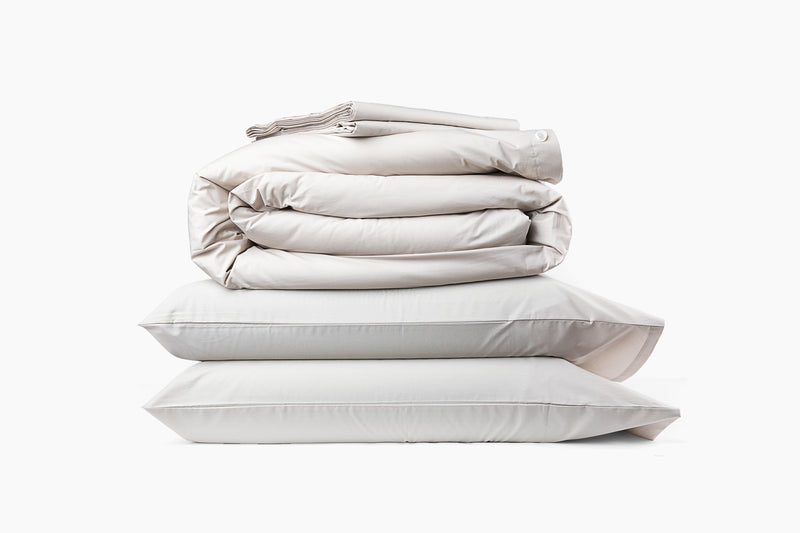 Blu Sleep Ostuni Duvet Cover King Size, Beige