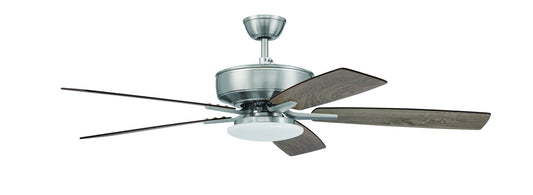 52" Pro Plus Fan w/ Low Profile Light Kit and Blades in Brushed Polished Nickel