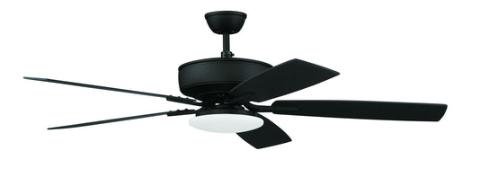 52" Pro Plus Fan with Low Profle Light Kit and Blades in Espresso