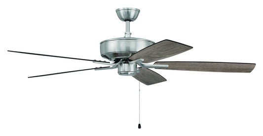 52" Pro Plus Fan with Blades in Brushed Polished Nickel