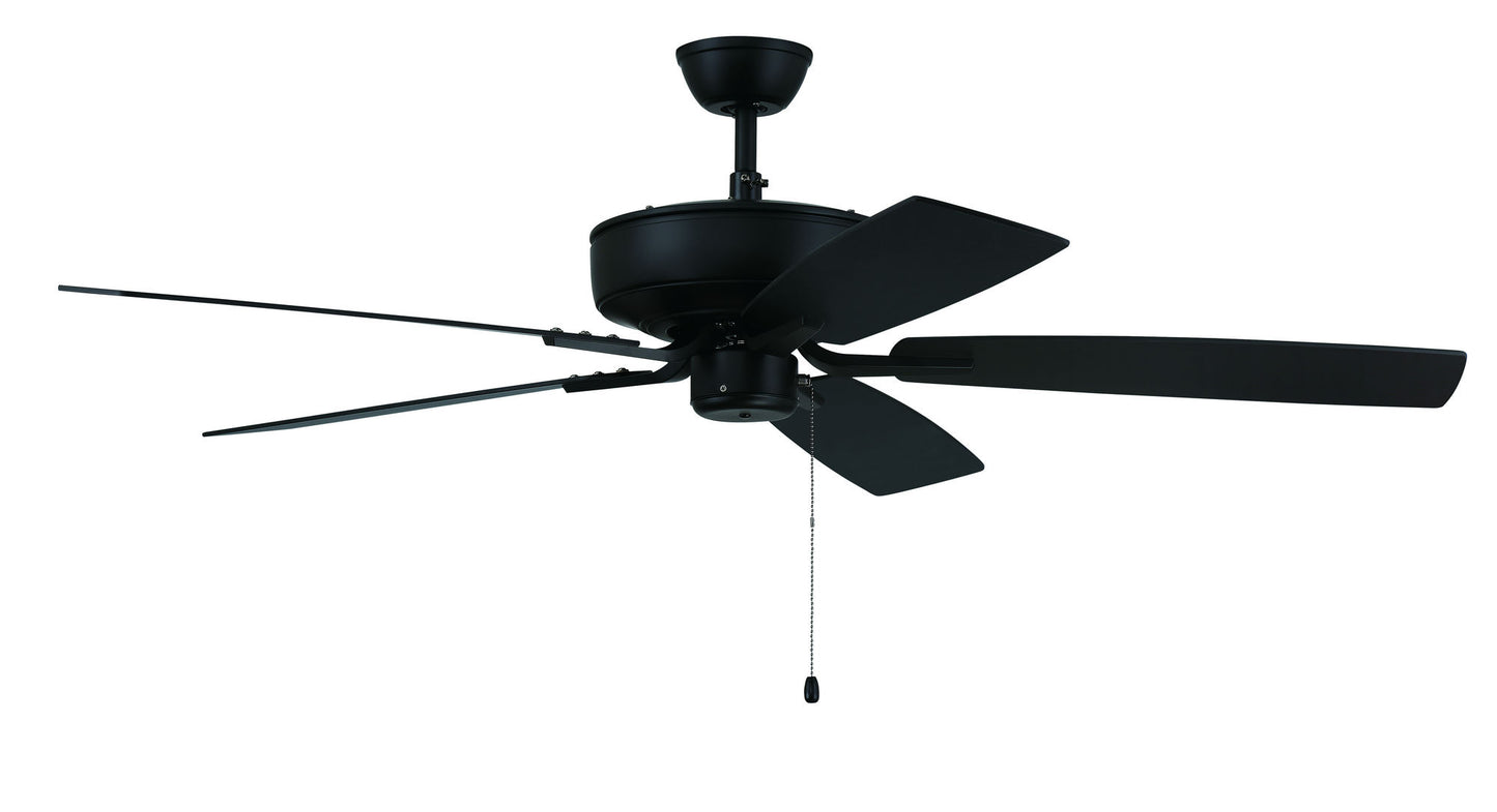 52" Pro Plus Fan with Blades in Flat Black