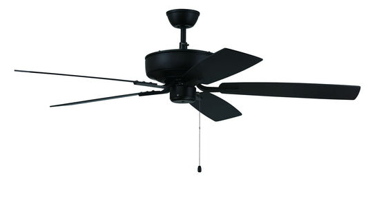 52" Pro Plus Fan with Blades in Flat Black