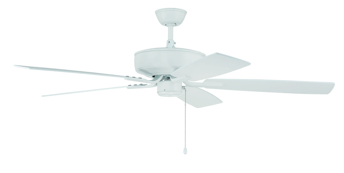 52" Pro Plus Fan with Blades in White