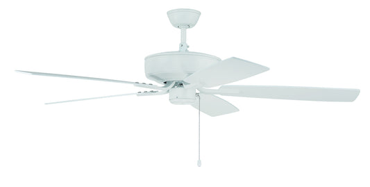 52" Pro Plus Fan with Blades in White