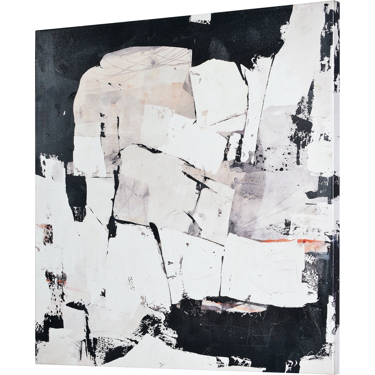 K.Sizaya Obsidian Square Canvas - Wrapped 40 X 40 X 1.5