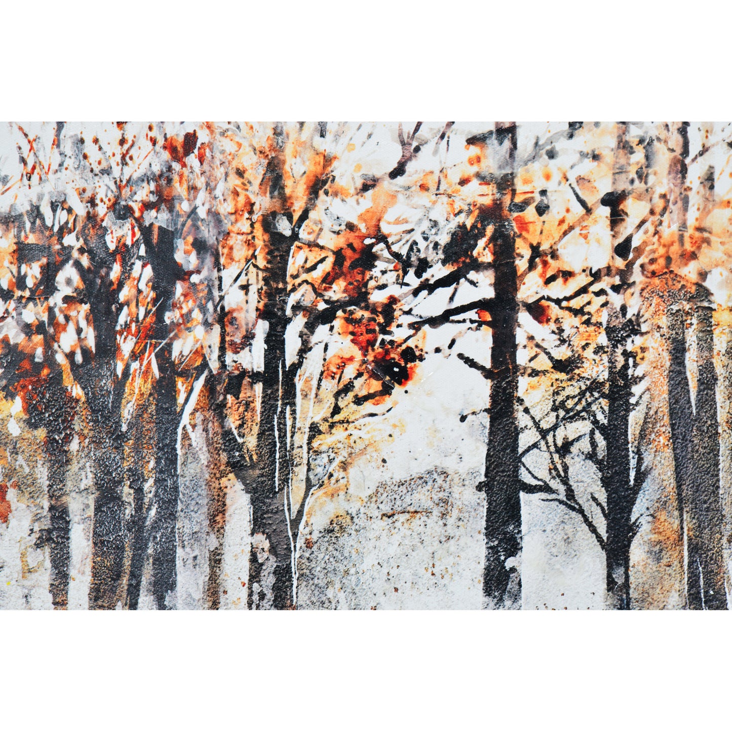 K.Sizaya Rainn Rectangular Canvas - Wrapped 24 X 36 X 1.5