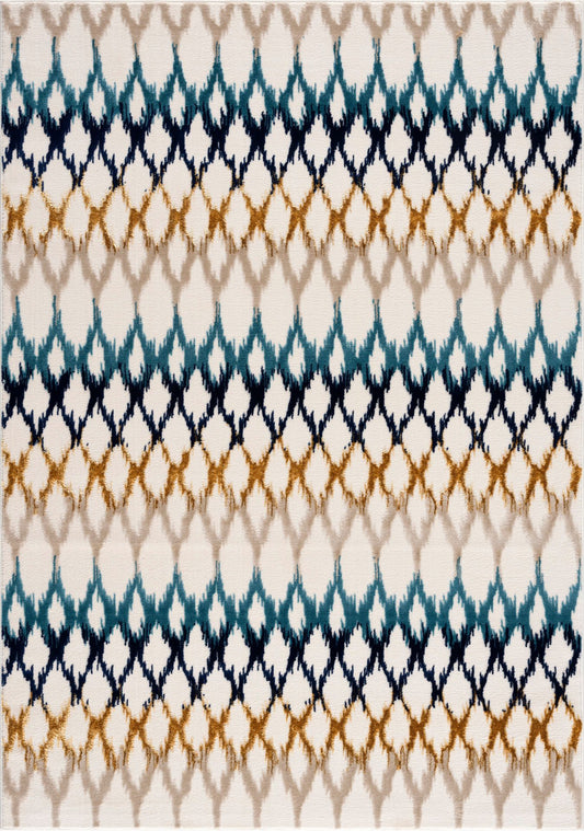 Paris-Pa11439-Blue-7.10 X 10.6 Area Rug