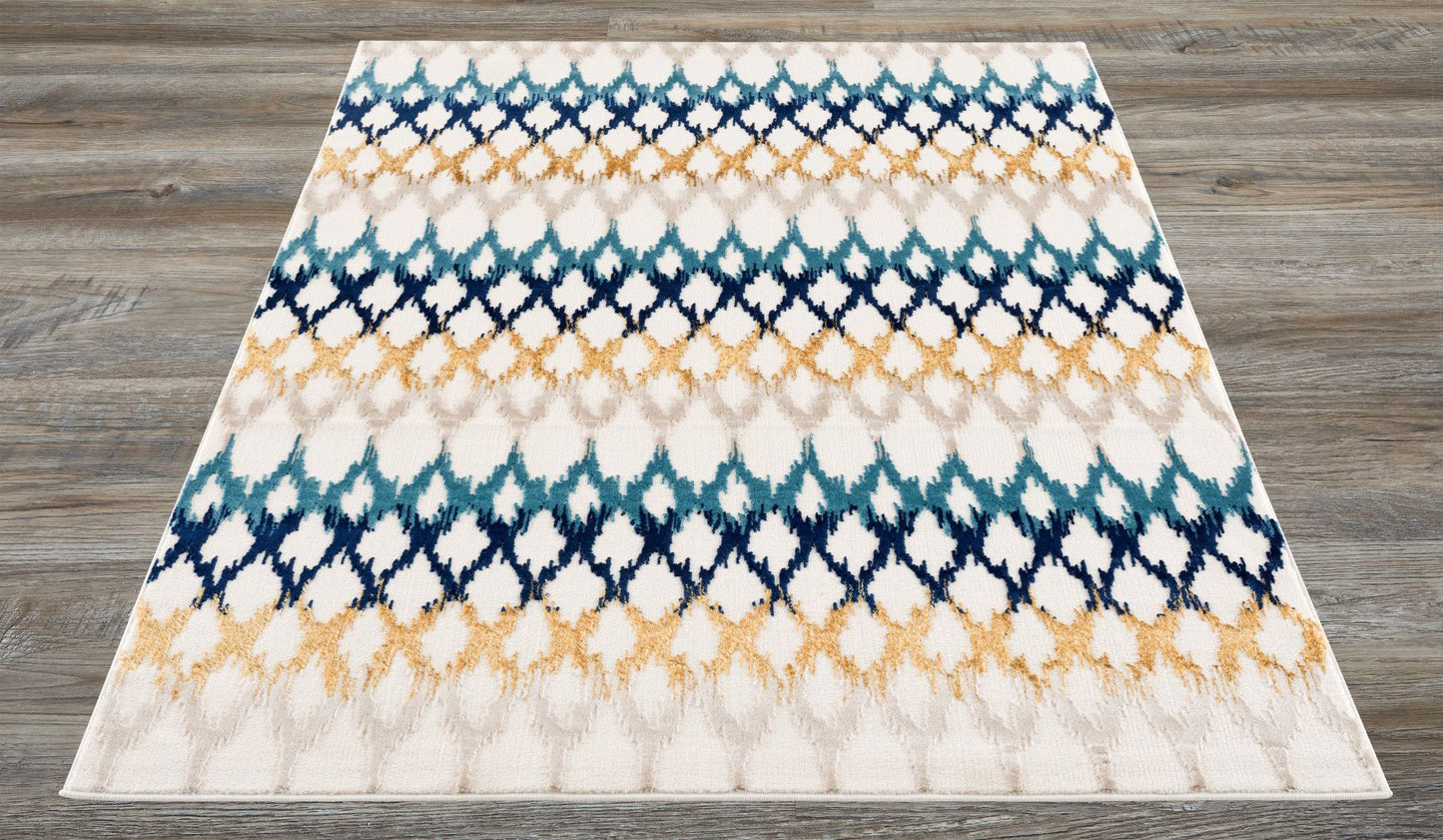 Paris-Pa11439-Blue-5.3 X 7.6 Area Rug