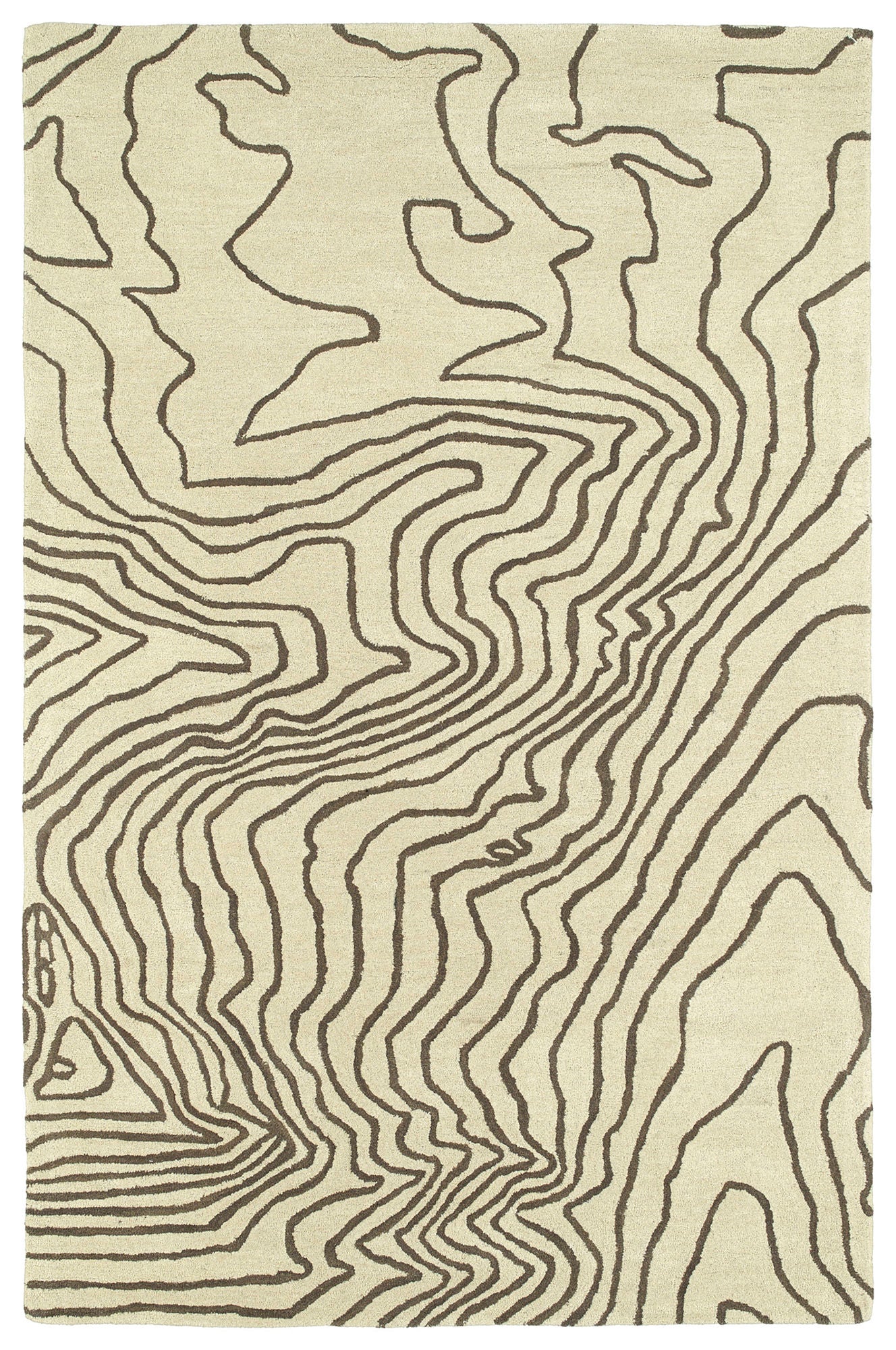 Kaleen Pastiche Collection Light Brown Area Rug 8' x 10'