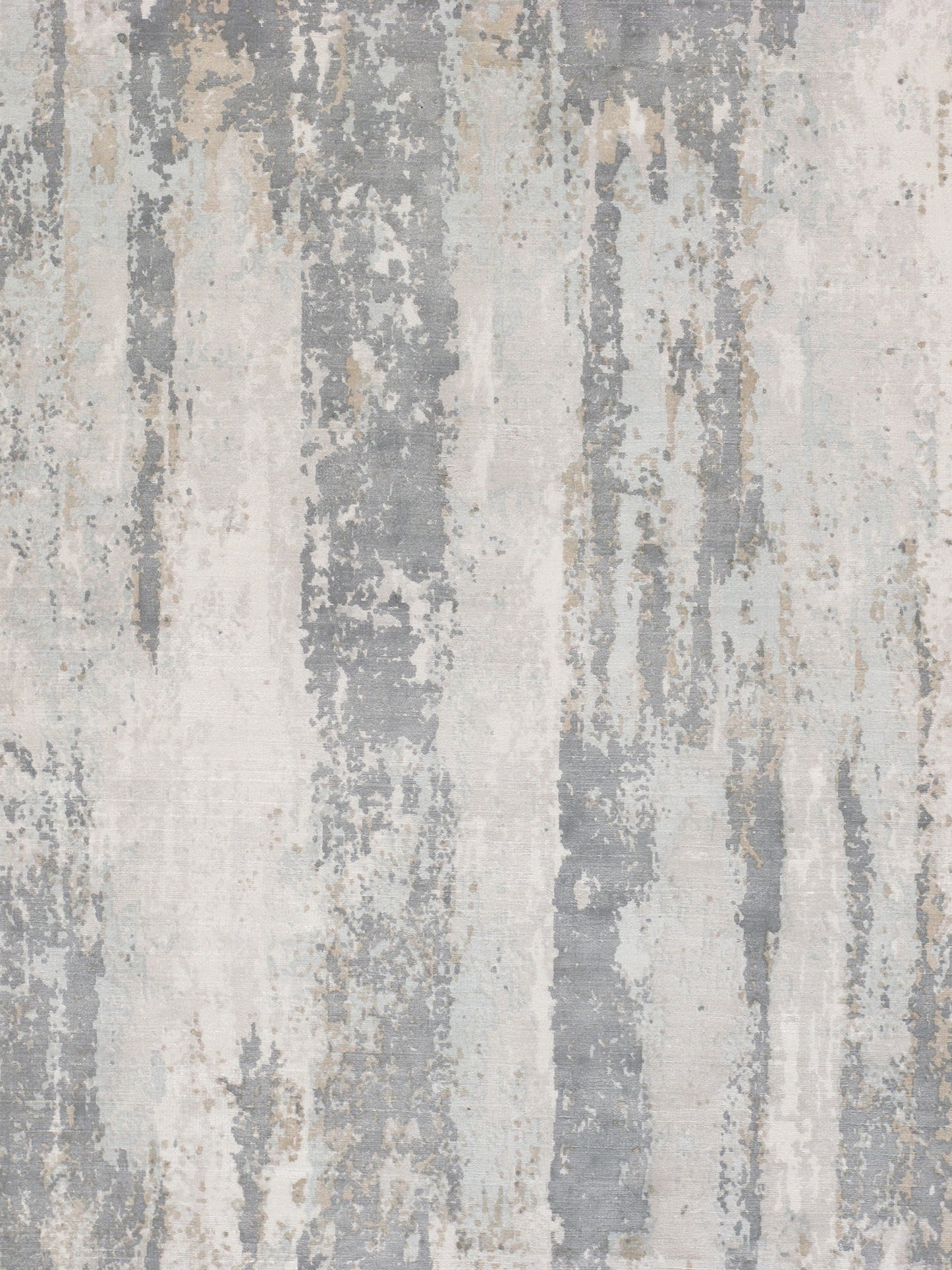 Pasargad Home Beverly Collection Grey/ Ivory Bamboo Silk Area Rug 8'0" X 10'0"