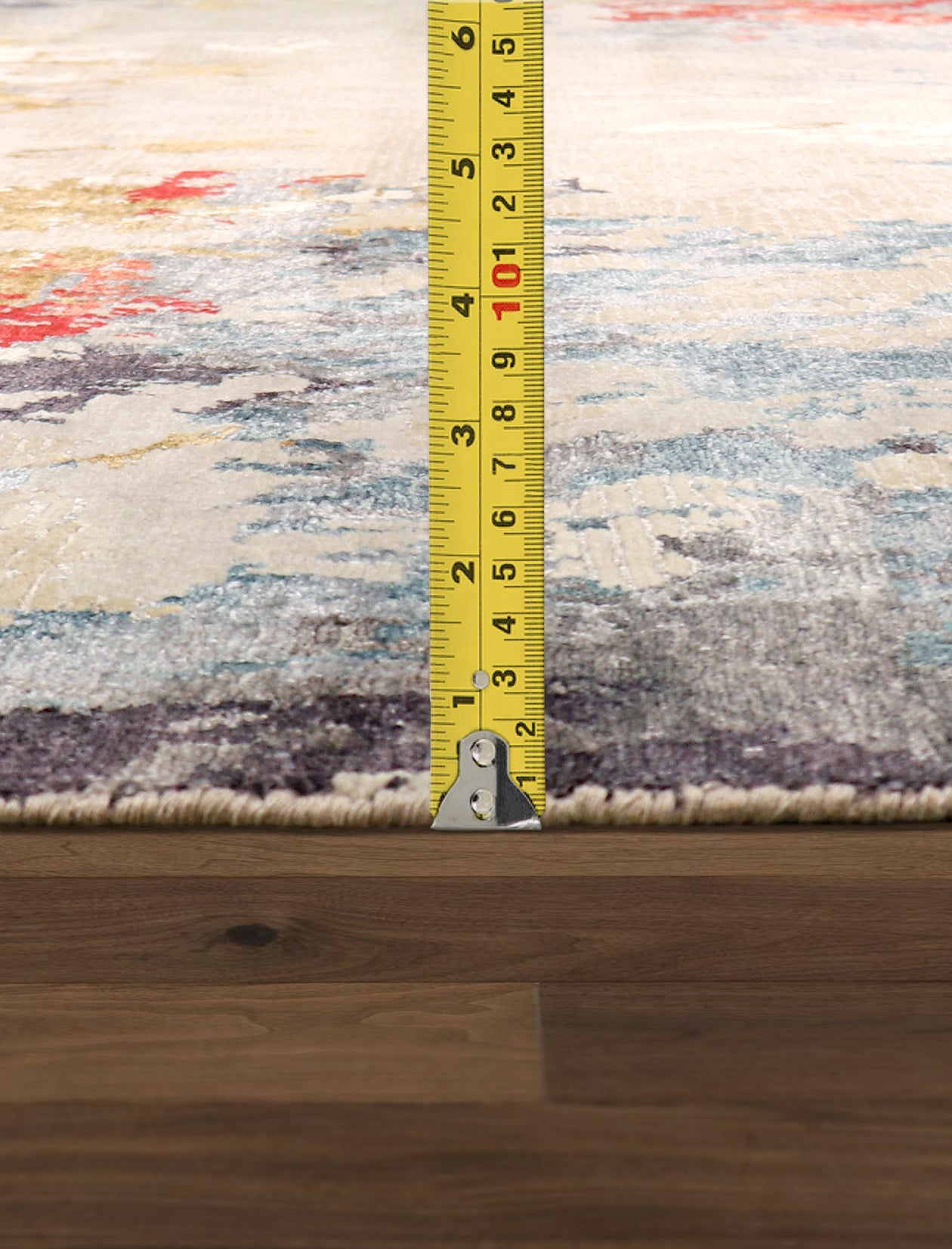 Pasargad Home Modern Collection Multi Bsilk & Wool Area Rug - 8'0" X 9'10"