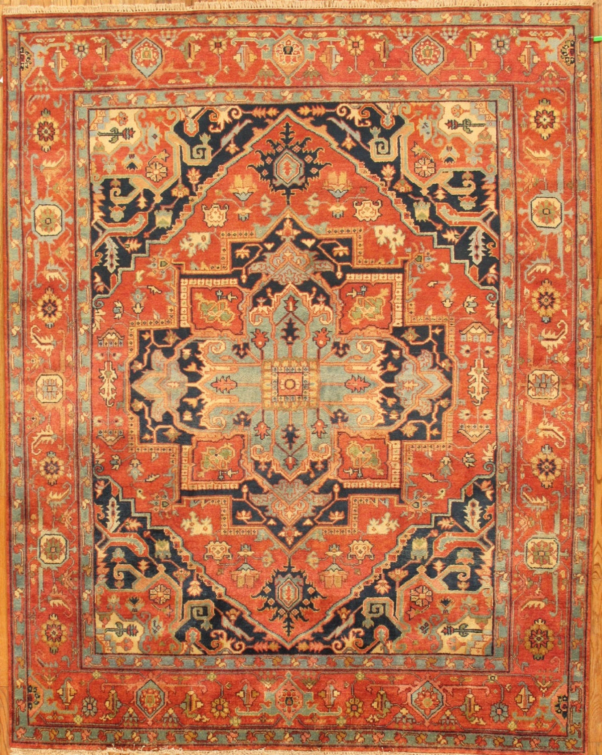 Pasargad Home Serapi Collection Rust Wool Area Rug 8'0" X 10'3"
