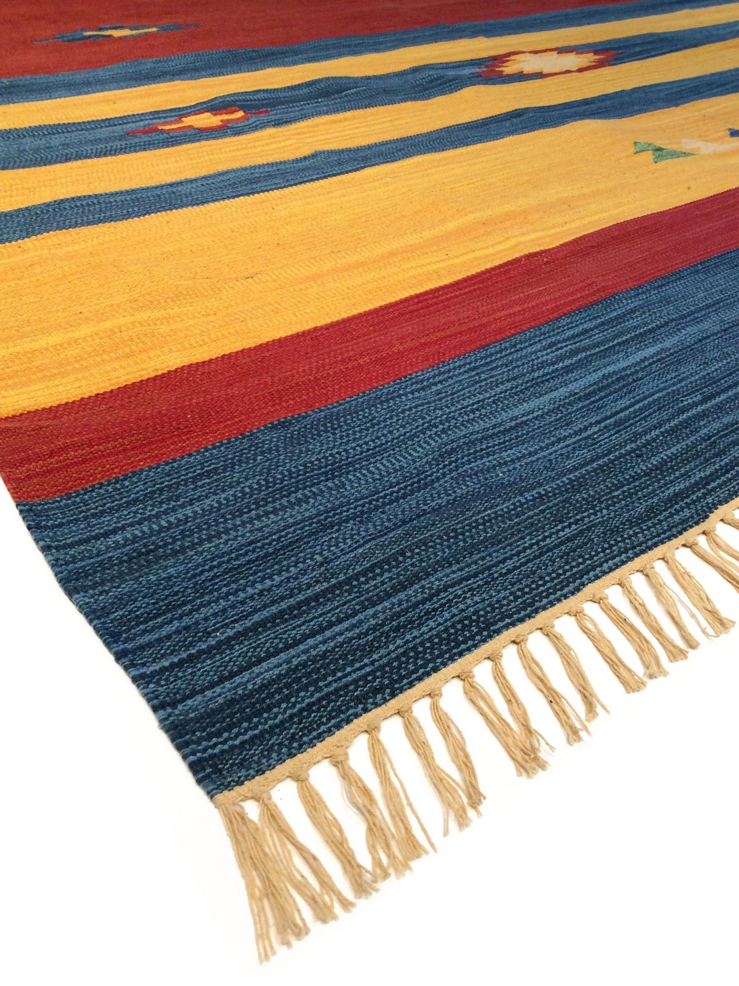 Pasargad Home Anatolian Collection Multi Cotton Area Rug 6'0" X 6'0"