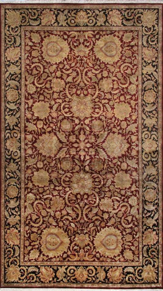 Pasargad Home Agra Collection Red Lamb's Wool Area Rug - 10'3" X 18'4"