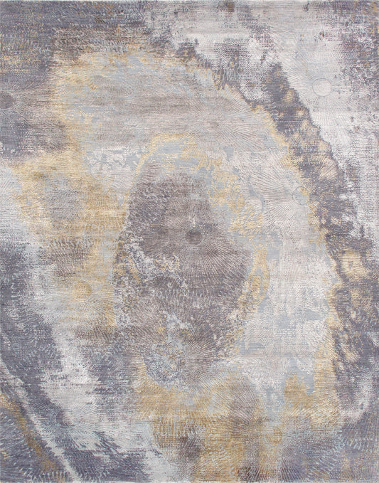 Pasargad Home Cosmo Collection Multi Silk & Wool Area Rug 8'0" X 10'0"