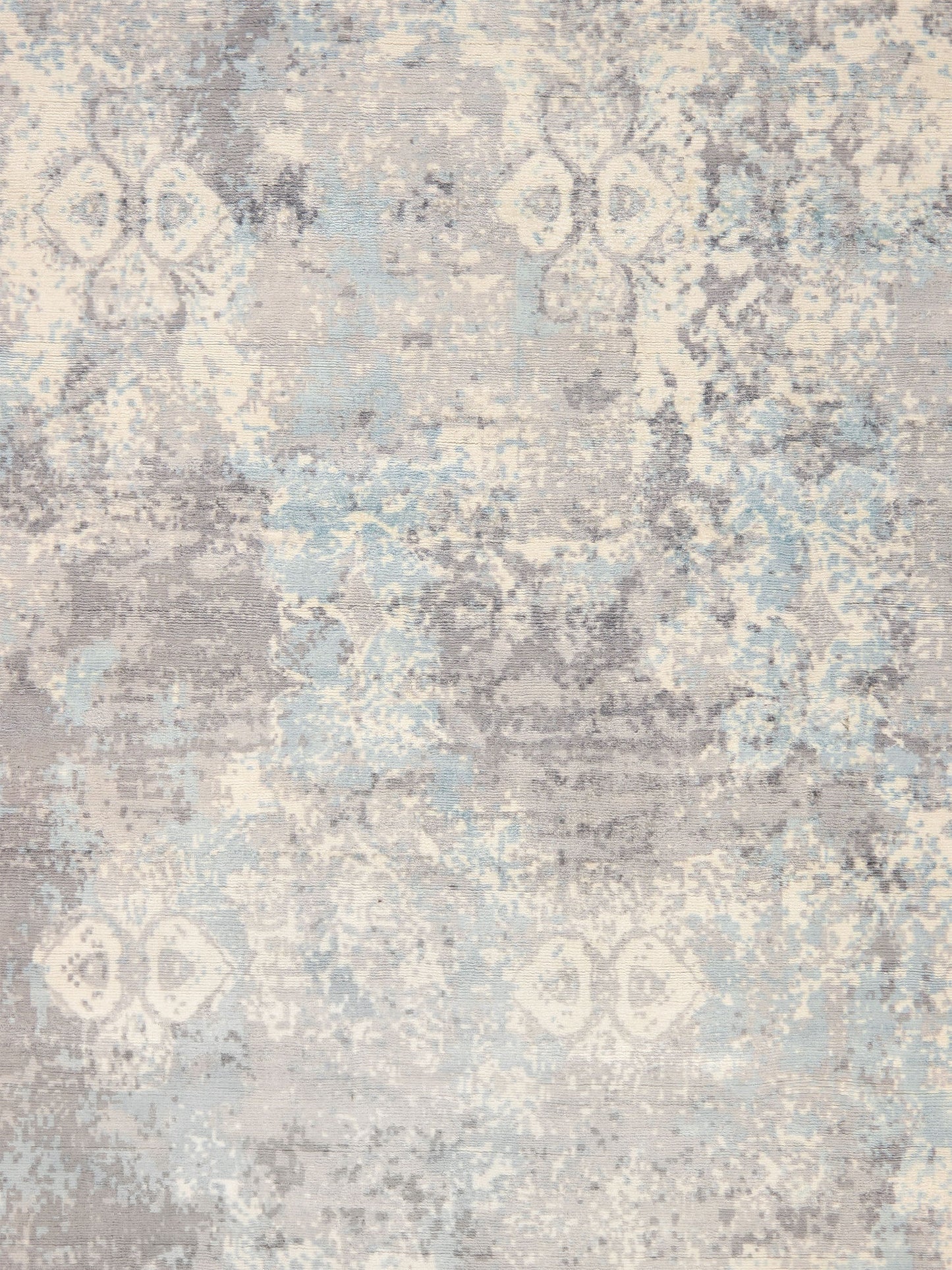 Pasargad Home Mirage Collection Grey Bamboo Silk Area Rug 12'0" X 15'0"