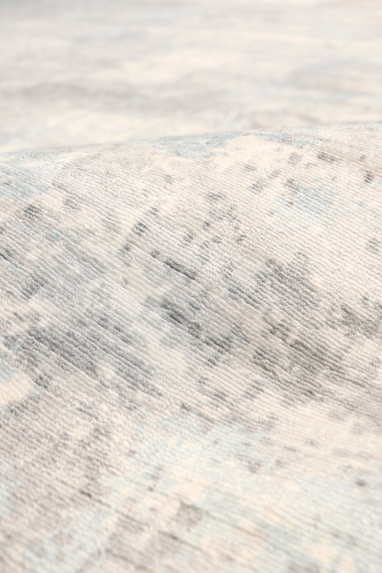 Pasargad Home Mirage Collection Grey Bamboo Silk Area Rug 12'0" X 15'0"