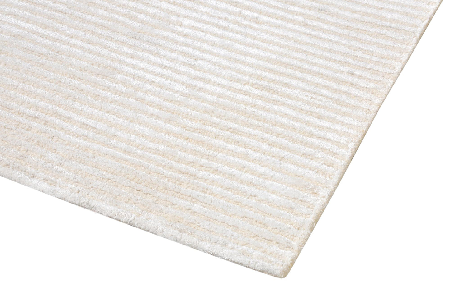 Pasargad Home Edgy Collection Beige Bamboo Silk & Wool Area Rug 5'0" X 8'0"