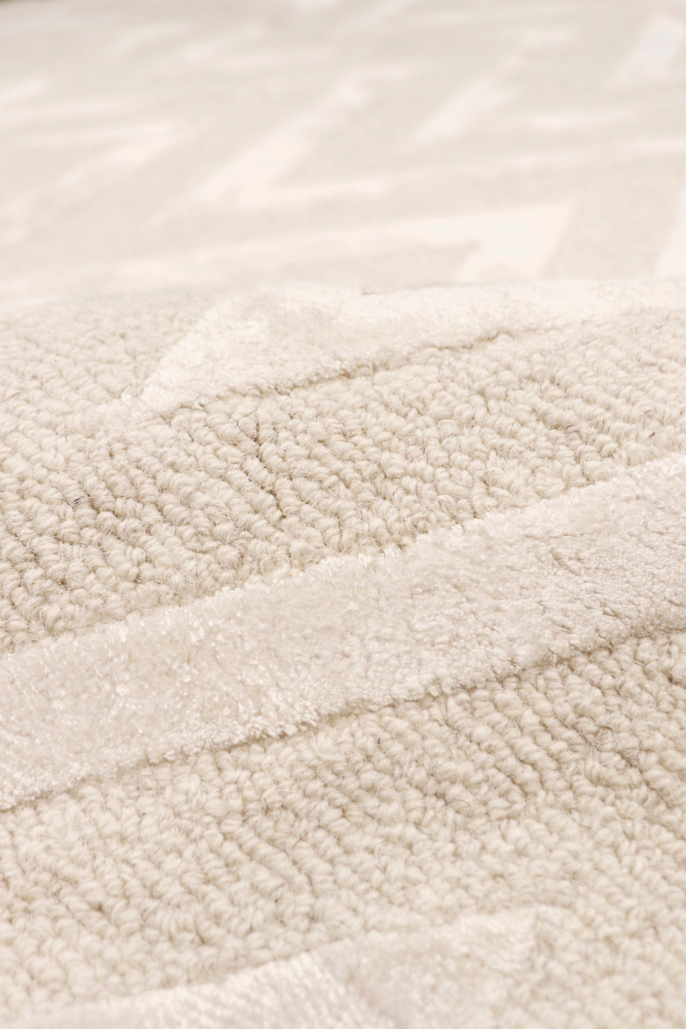 Pasargad Home Edgy Collection Ivory Area Rug 9'9" X 13'9"