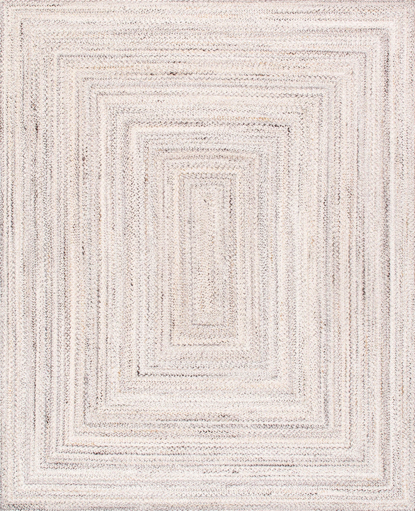 Pasargad Home Lagos Collection Ivory Poly Fabric Area Rug 10'0" X 14'0"