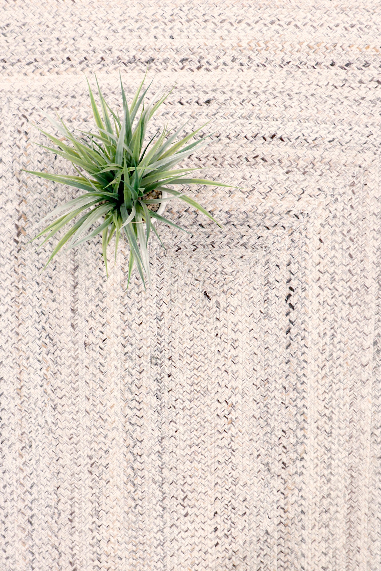 Pasargad Home Lagos Collection Ivory Poly Fabric Area Rug 9'0" X 12'0"