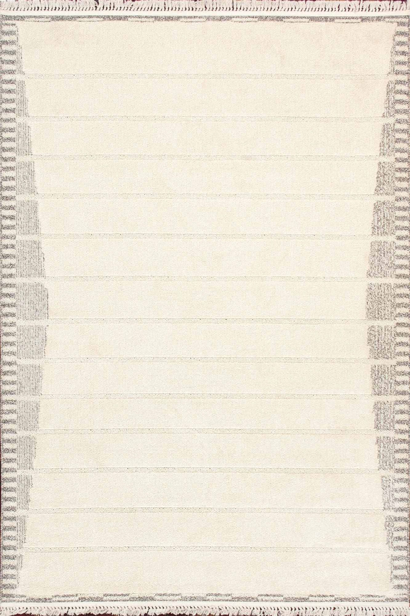 Pasargad Home Sutton Collection Ivory Area Rug 2'7" X 8'0"