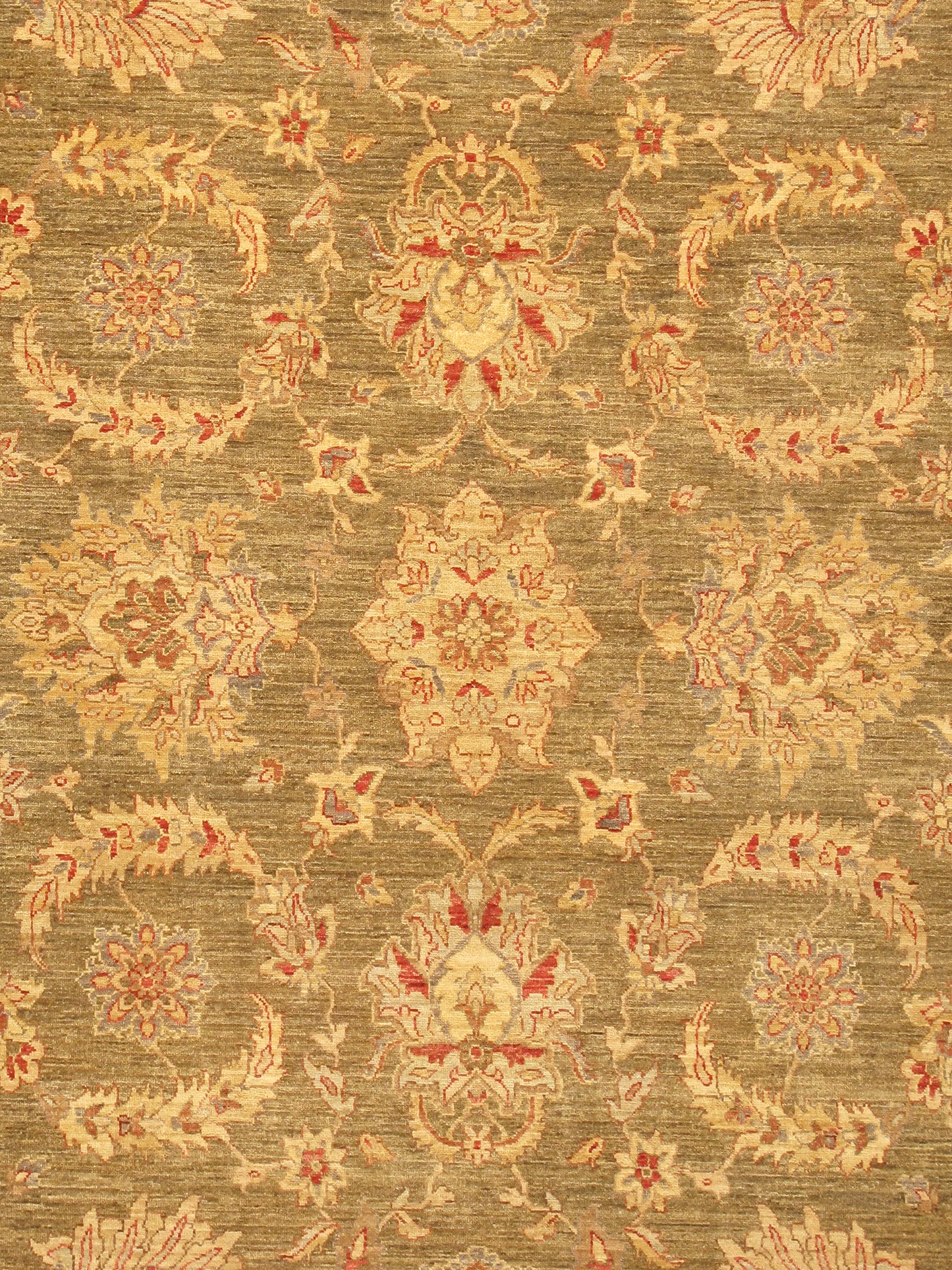 Pasargad Home Denver Collection Hand-Knotted Lamb's Wool Area Rug- 9'10" X 9'10"