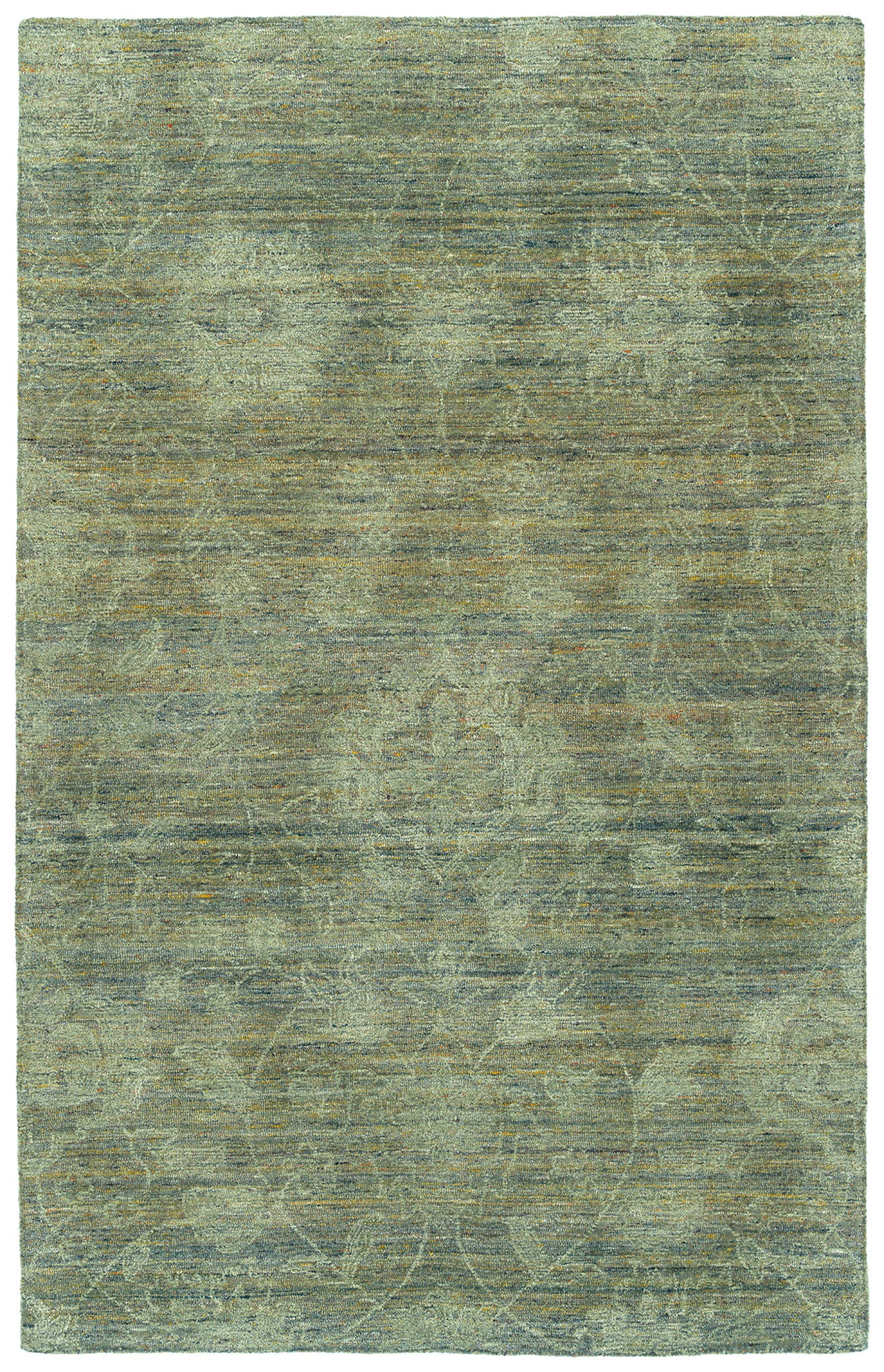 Kaleen Palladian Collection Dark Sage  Runner 2'6 x 8'