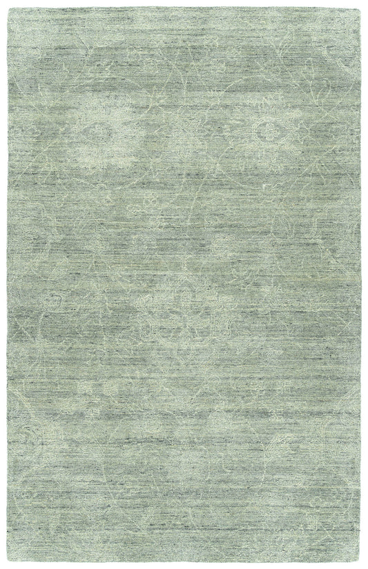 Kaleen Palladian Collection Silver Linen Area Rug 4' x 6'