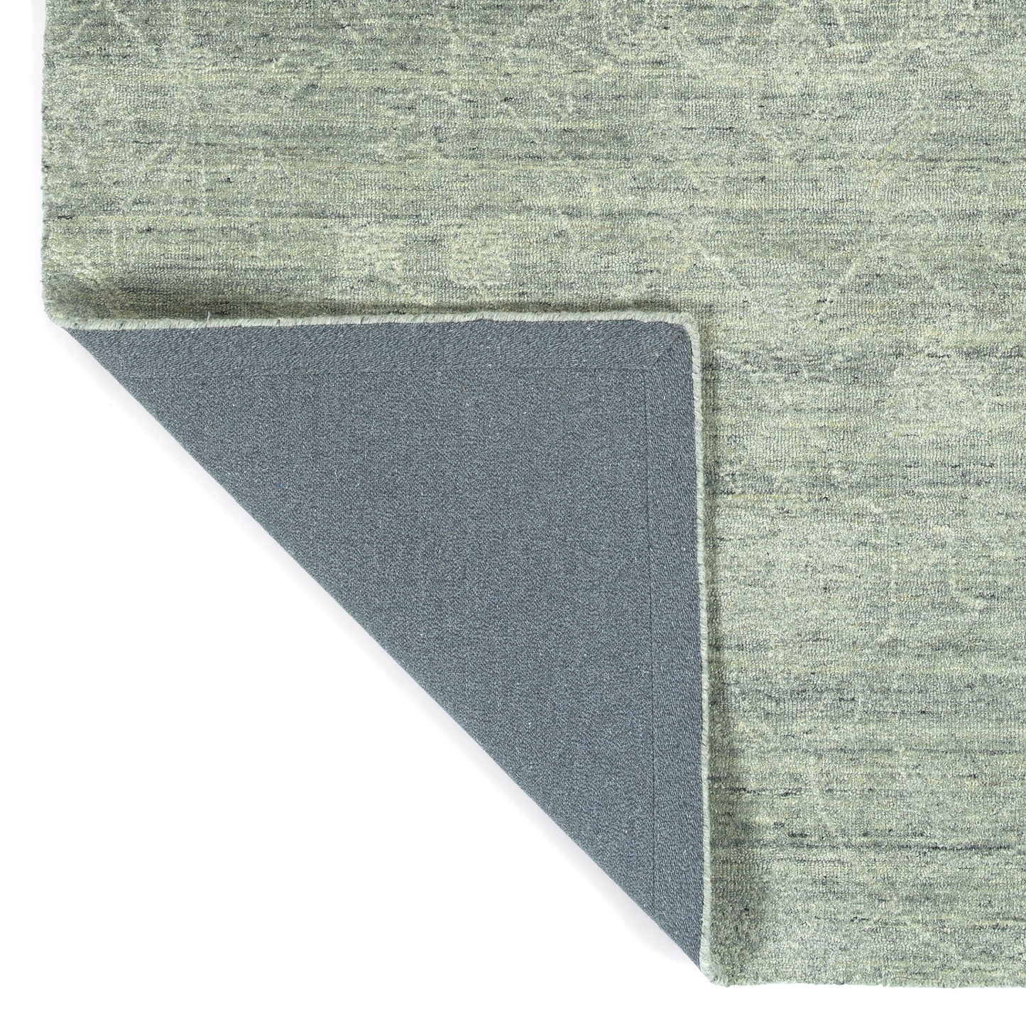 Kaleen Palladian Collection Silver Linen Throw Rug 2' x 3'