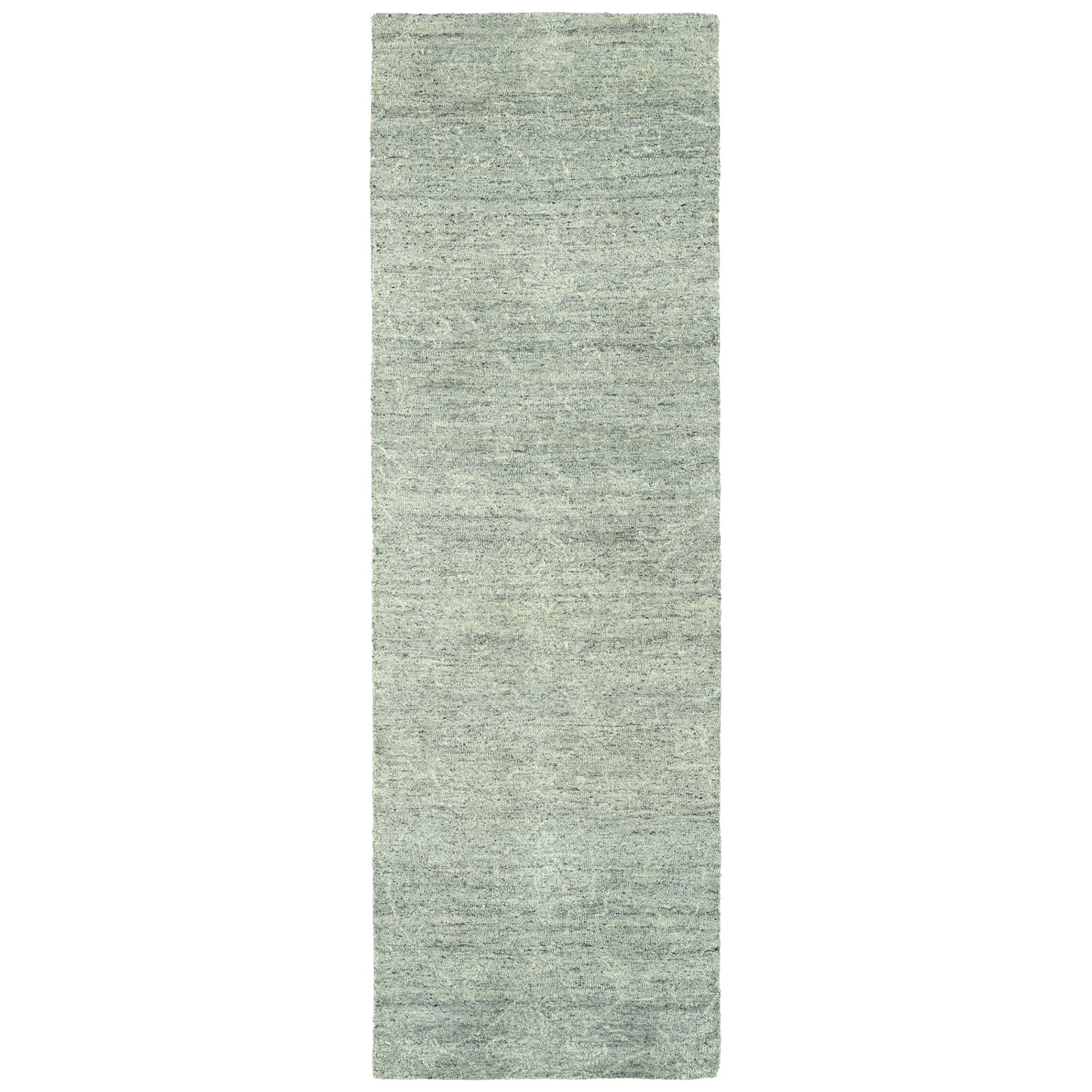 Kaleen Palladian Collection Silver Linen Throw Rug 2' x 3'