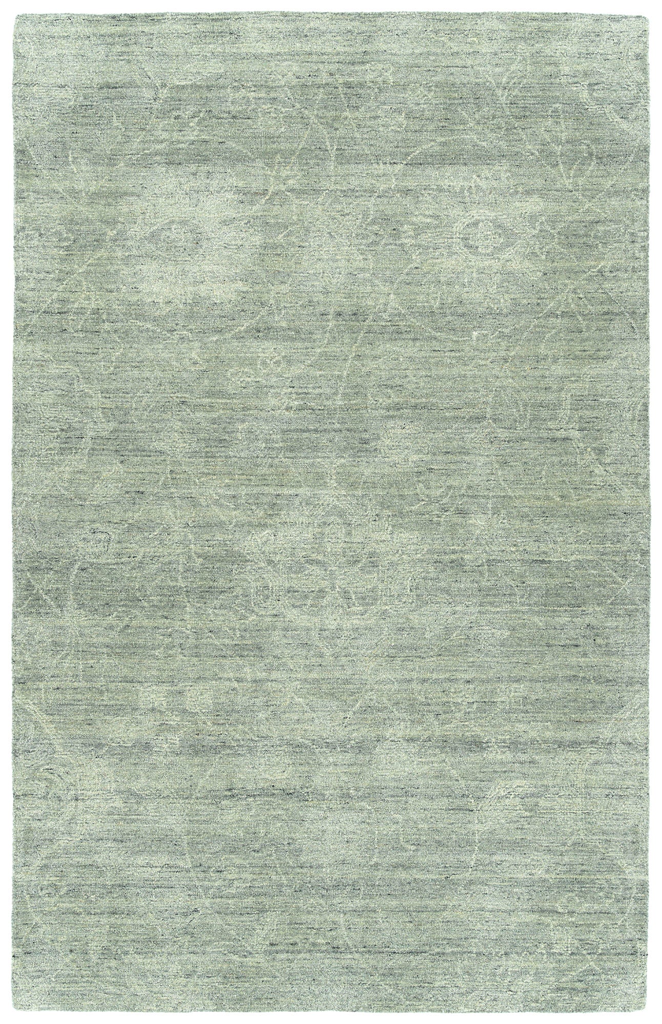 Kaleen Palladian Collection Silver Linen Runner 2'6 x 8'