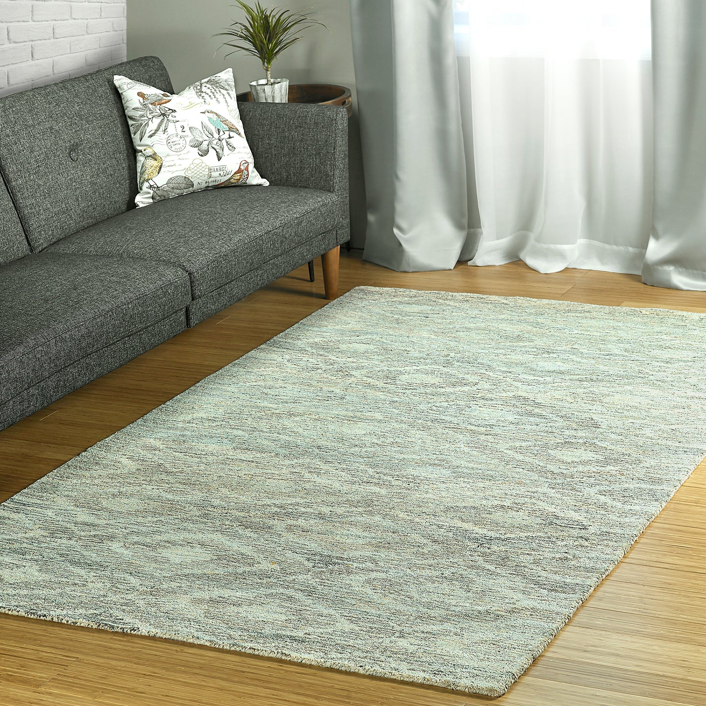 Kaleen Palladian Collection Light Beige Area Rug 4' x 6'