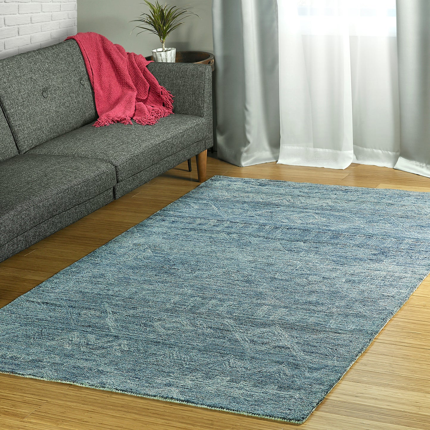 Kaleen Palladian Collection Dark Blue Runner 2'6 x 8'