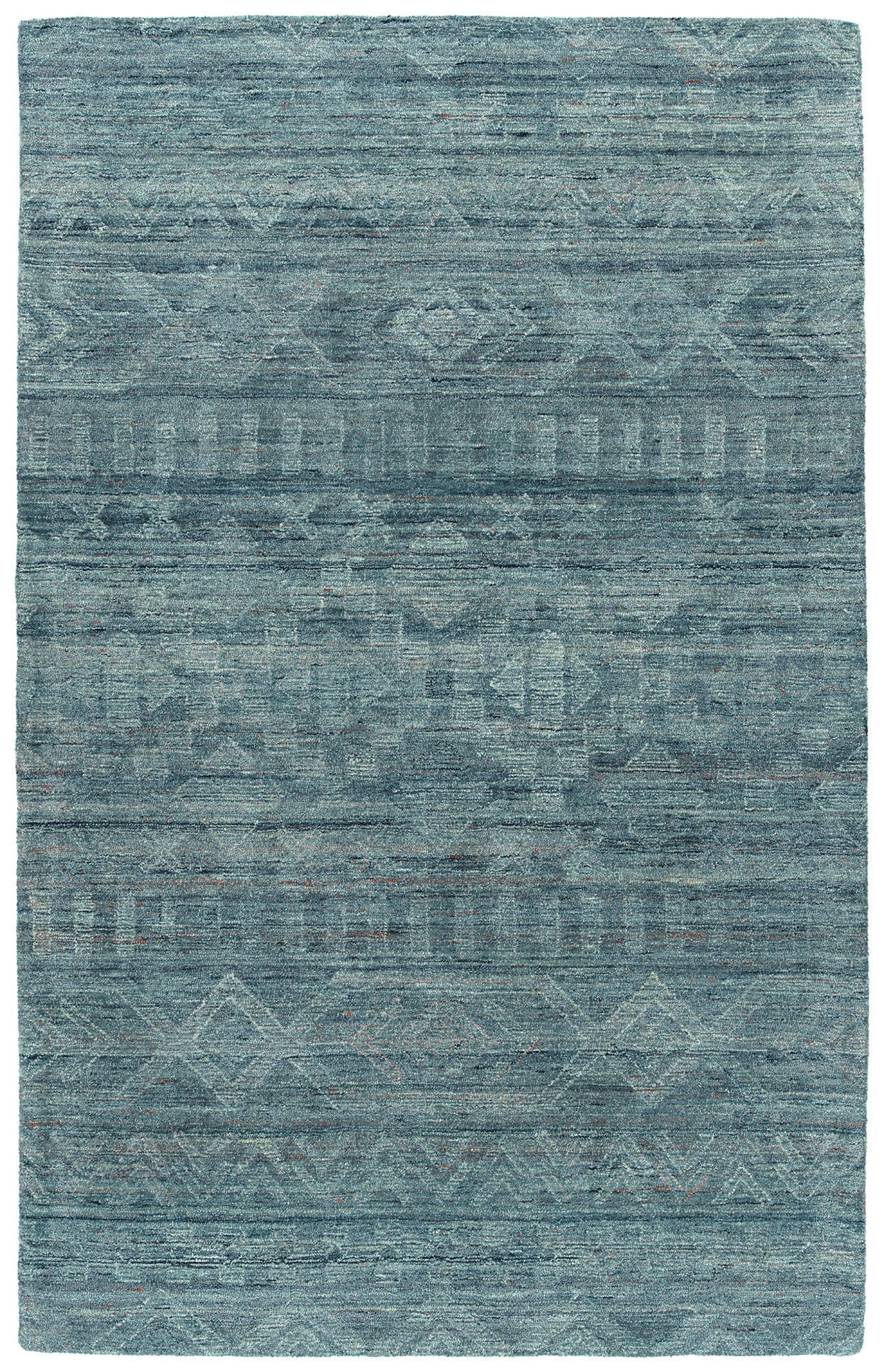 Kaleen Palladian Collection Dark Blue Throw Rug 2' x 3'