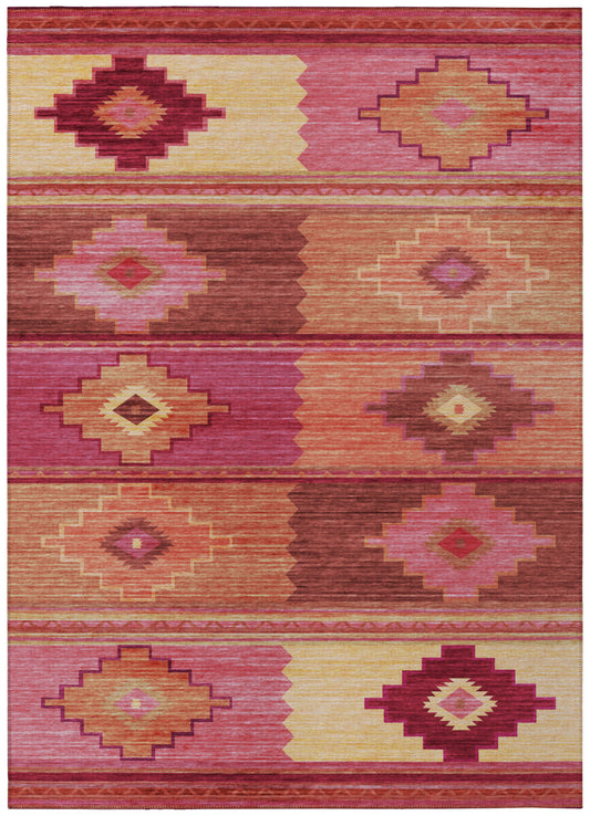 Indoor/Outdoor Phoenix PH1 Rose Washable 10' x 14' Rug