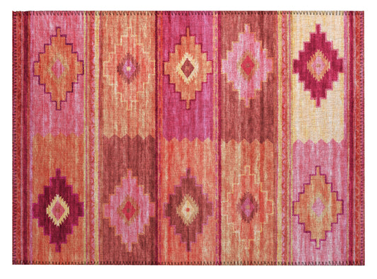 Indoor/Outdoor Phoenix PH1 Rose Washable 1'8" x 2'6" Rug