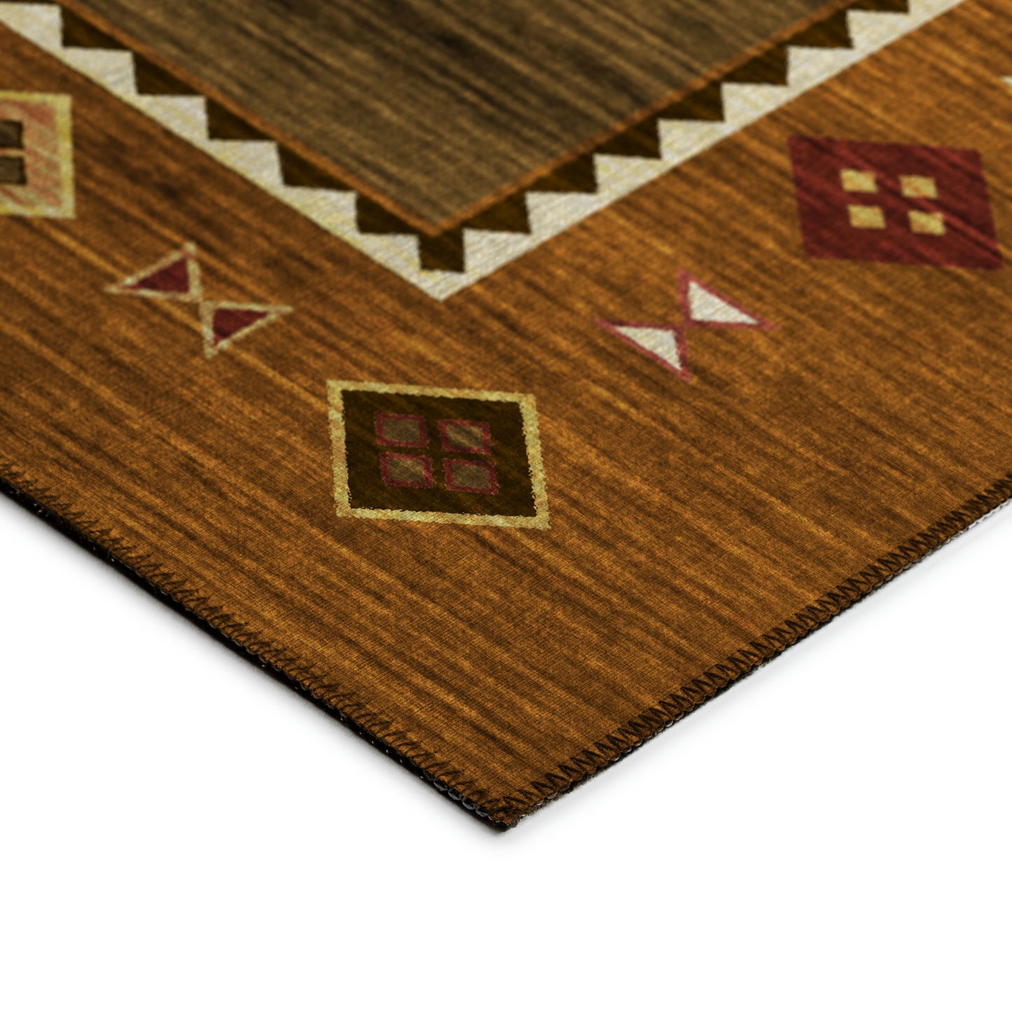 Indoor/Outdoor Phoenix PH2 Walnut Washable 2'3" x 7'6" Runner Rug