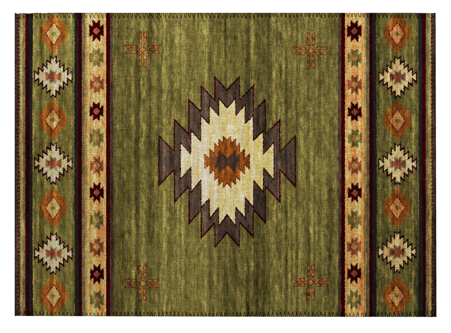 Indoor/Outdoor Phoenix PH4 Cactus Washable 1'8" x 2'6" Rug