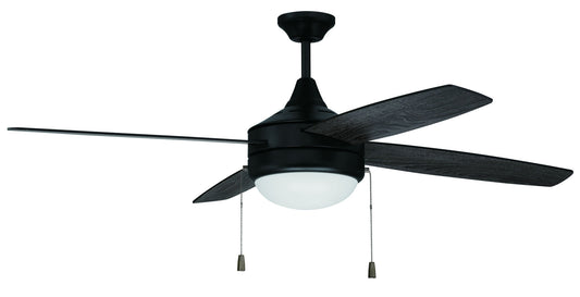 52" Phaze 4 Ceiling Fan in Flat Black
