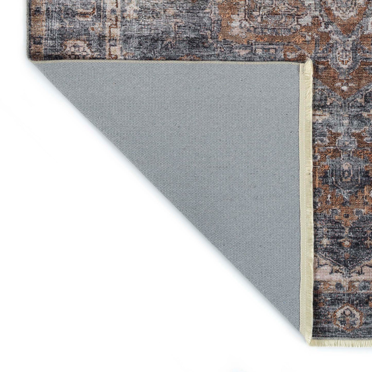 Kaleen Praia Collection Dark Gold Throw Rug 2' x 3'